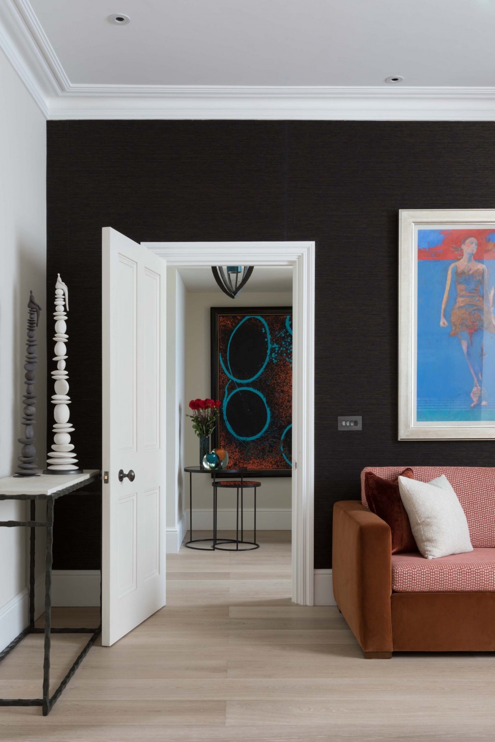 Hampstead III | Living room looking through | Interior Designers